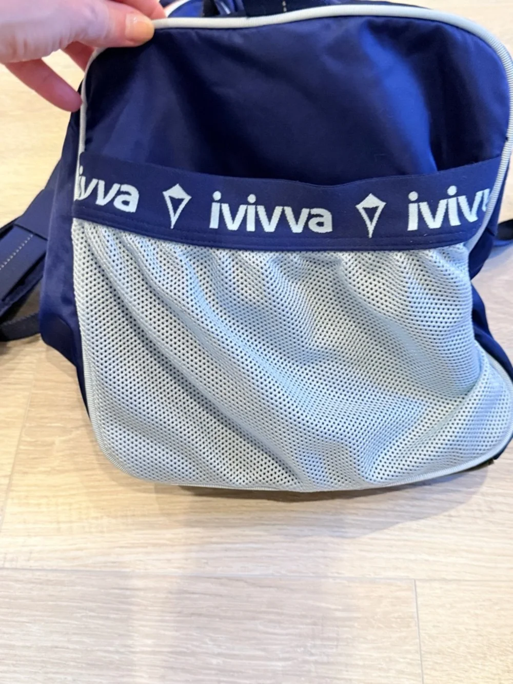 LuluLemon Ivviva Game On Bag Navy and Pink Duffel Crossbody